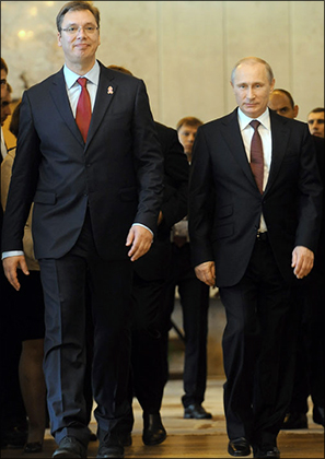 Александар Вучић и Владимир Путин