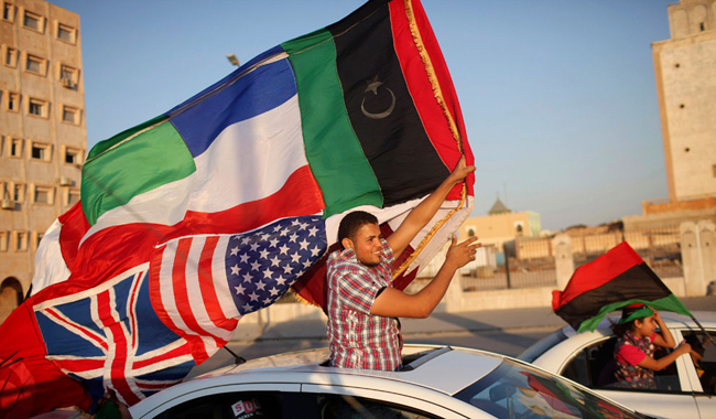 заставе на либијским улицама